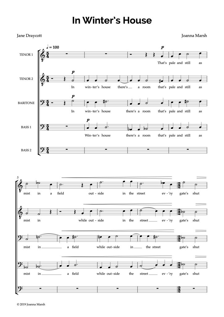 Joanna Marsh | Composer » In Winter’s House (TTBarBB) – PDF Download